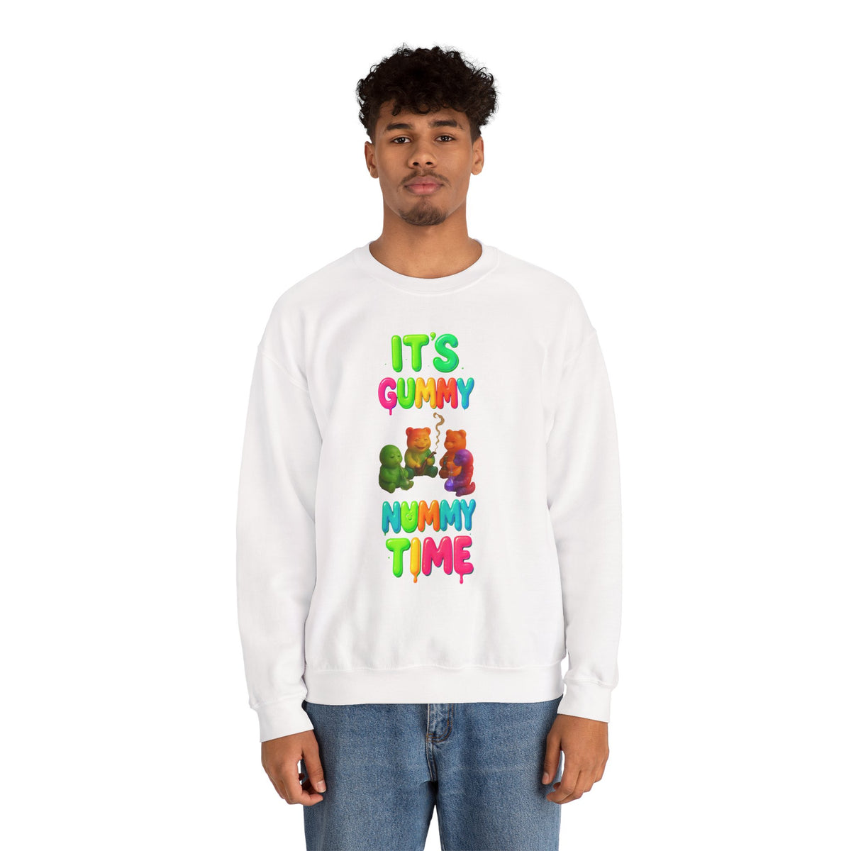 It’s Gummy Nummy Time Crewneck Sweatshirt