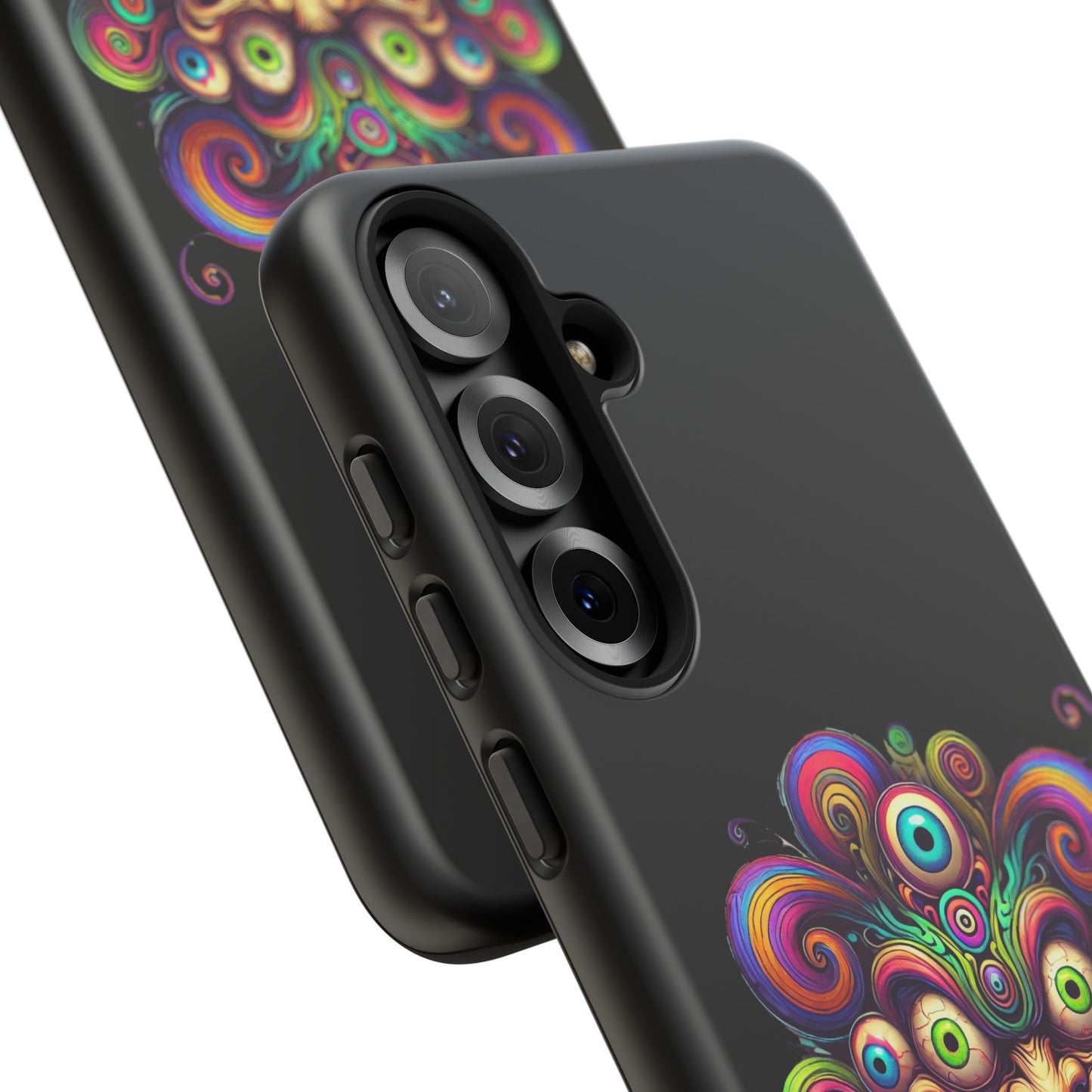 Psychedelic Jester Phone Case — Colorful Creepy Clown Tough Case