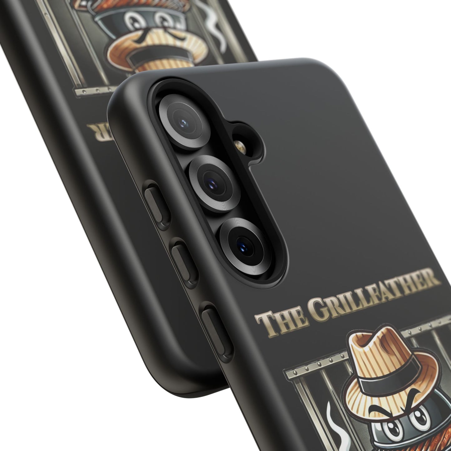 Grillfather Personalized Phone Case — Funny BBQ Smoker Design
