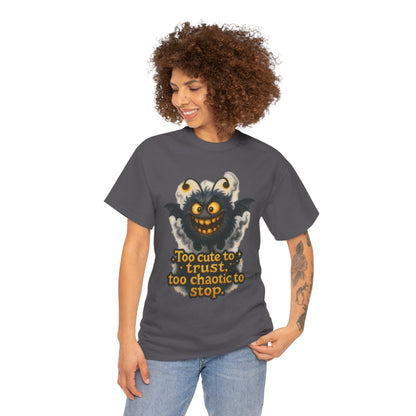 Too Cute To Trust Chaotic Monster T-Shirt | Cute Spooky Halloween Tee