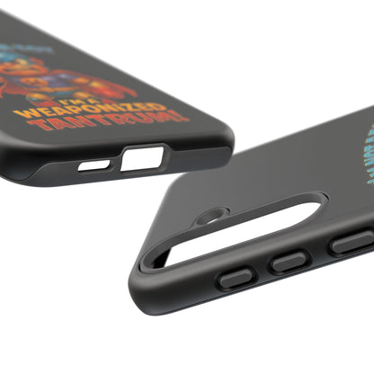 Phone Case — "I'm Not a Toy, I'm a Weaponized Tantrum" Cartoon Superhero Design