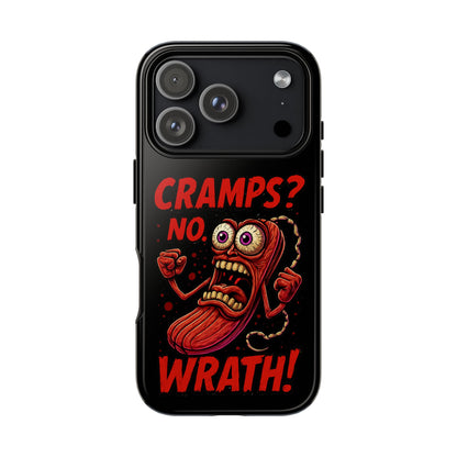 Phone Case — "Cramps? No, Wrath!" Retro Hot-Pepper Graphic