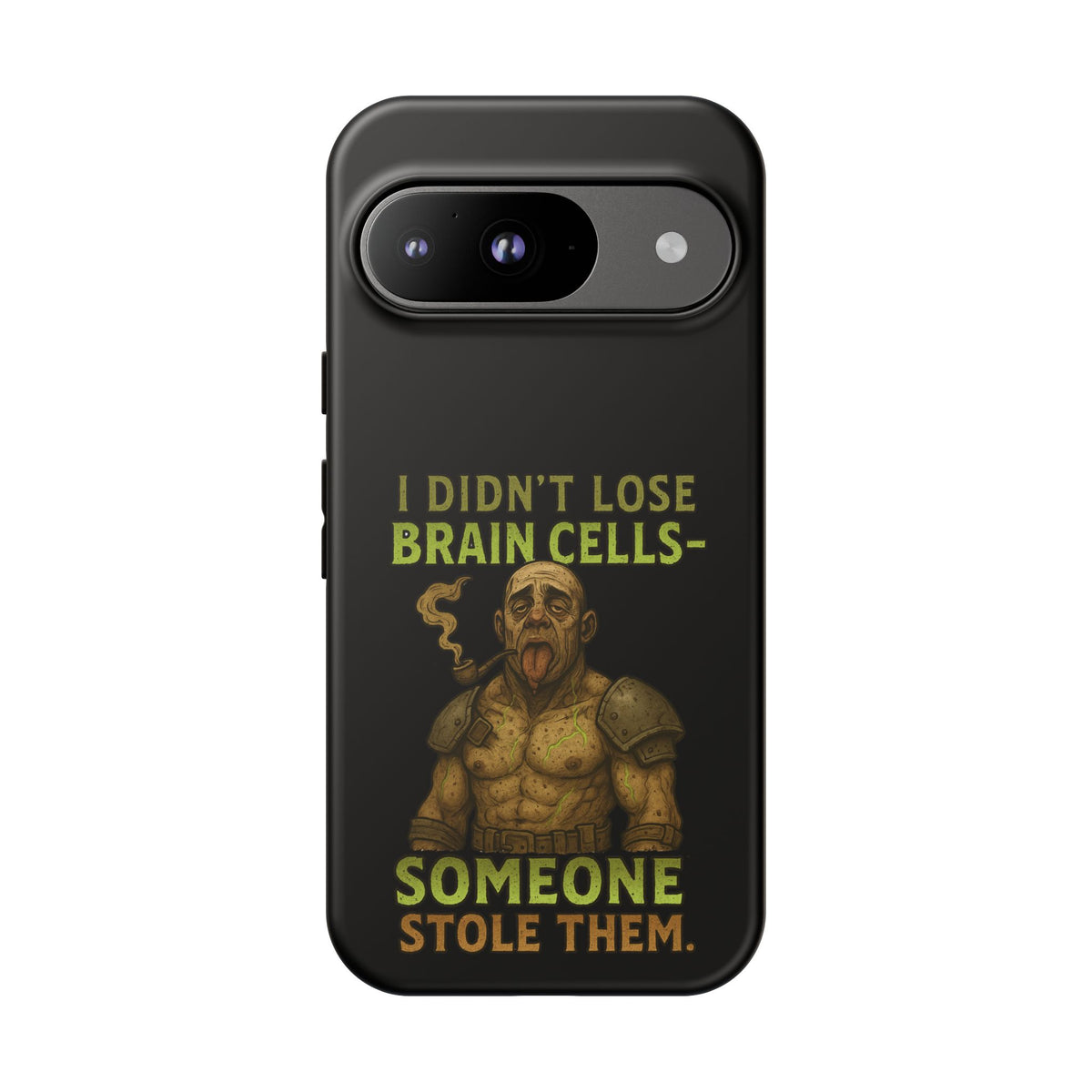 Phone Case — “I Didn’t Lose Brain Cells — Someone Stole Them” Humorous Zombie Graphic