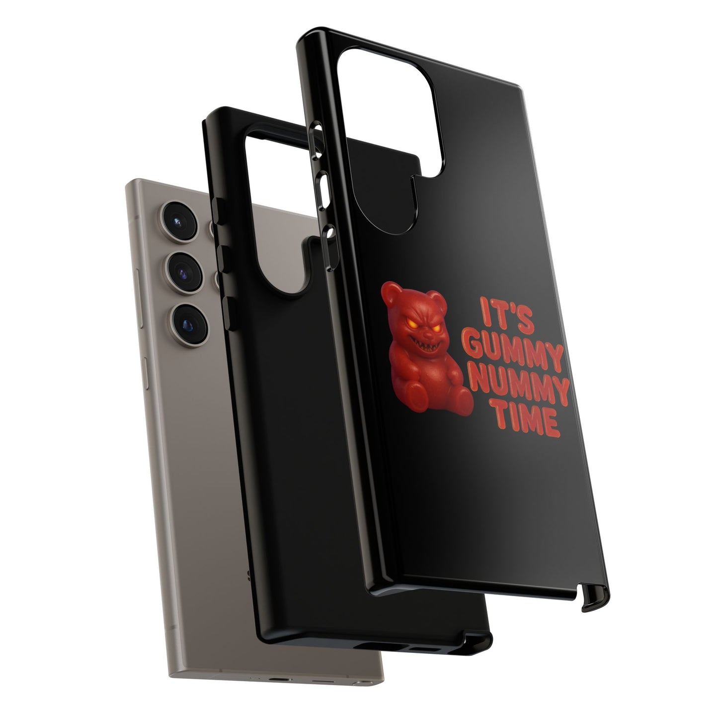 Phone Case — "It's Gummy Nummy Time" Red Gummy Bear Protective Case