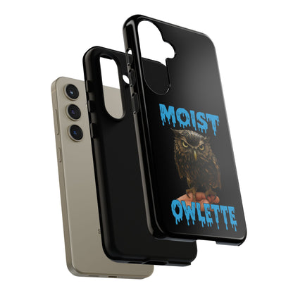 Moist Owlette Phone Case — Funny Owl Graphic Protective Case