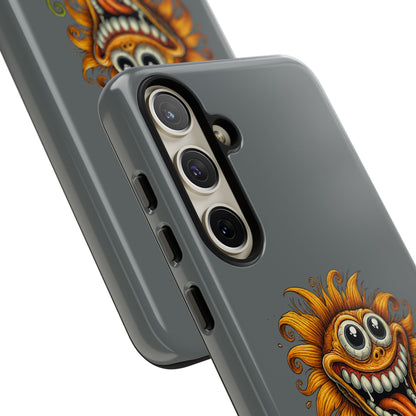 Funny Monster Sunflower Phone Case — "Photosynthesizing the Universe One Breakdown at a Time"