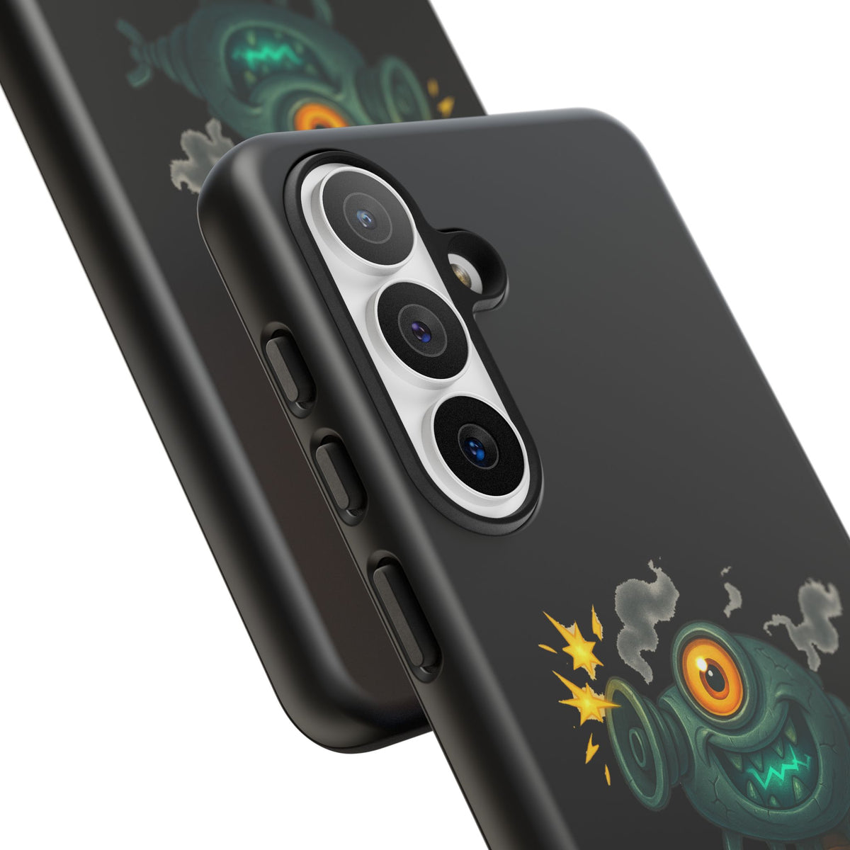Phone Case — Cute Zombie Blaster Design with "I See You... And Now You're Toast"