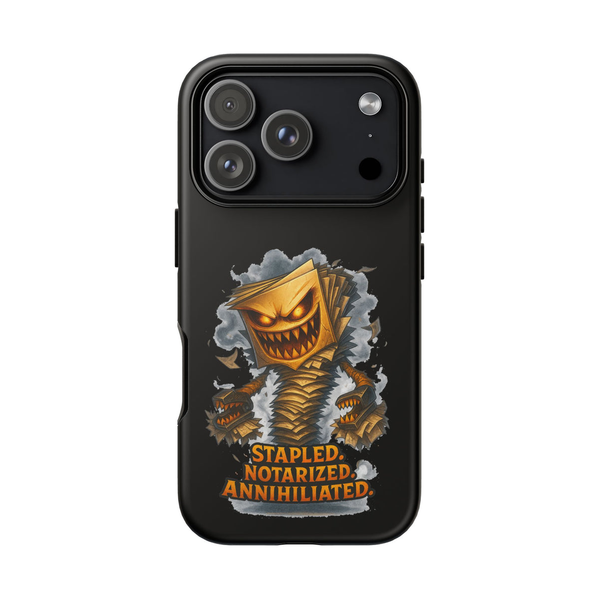 Phone Case — Stapled, Notarized, Annihilated Lightning-Fast Protective Case