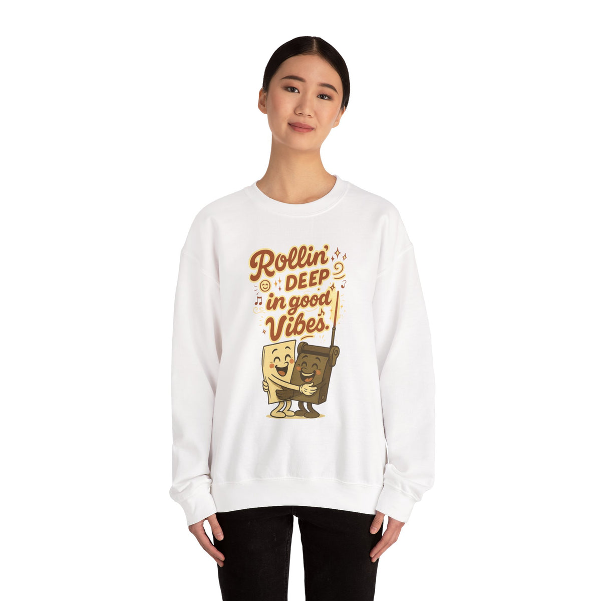 Rollin' Deep in Good Vibes Crewneck