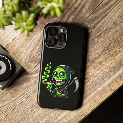 Grinning Green Reaper Phone Case
