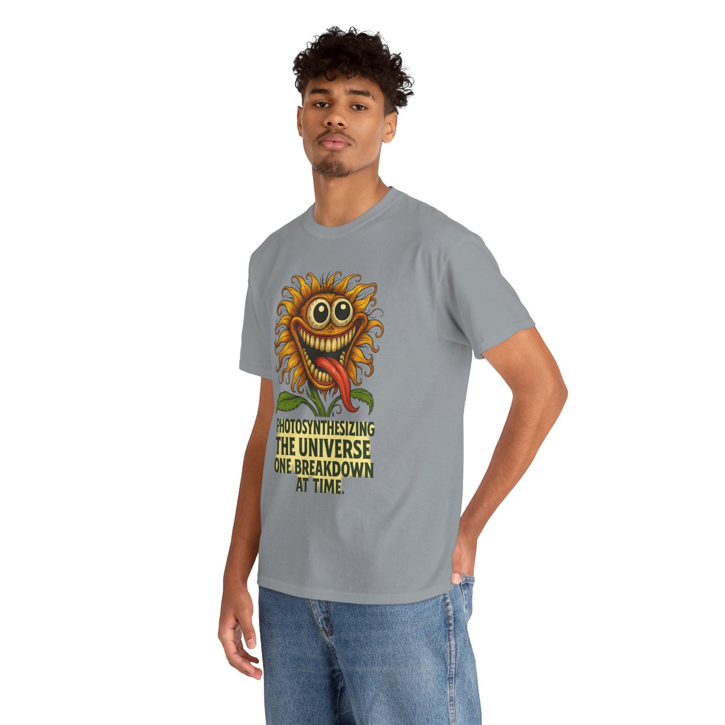 Photosynthesizining – Chaotic Sunflower Breakdown T-Shirt