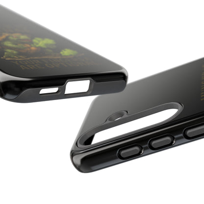 Phone Case — "Hunger Is Eternal, Your Fingers Are Optional" Turtle Monster Design