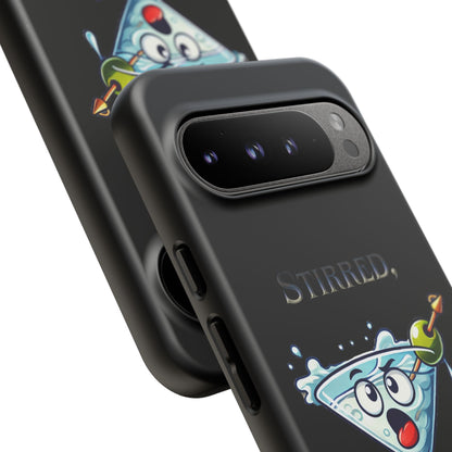 Stirred Not Shaken Phone Case — Funny Martini Cocktail Design
