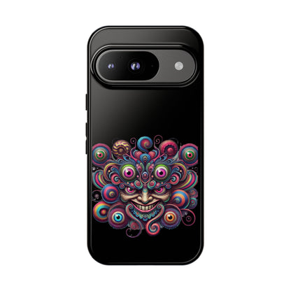 Psychedelic Smiling Eye Cluster Phone Case