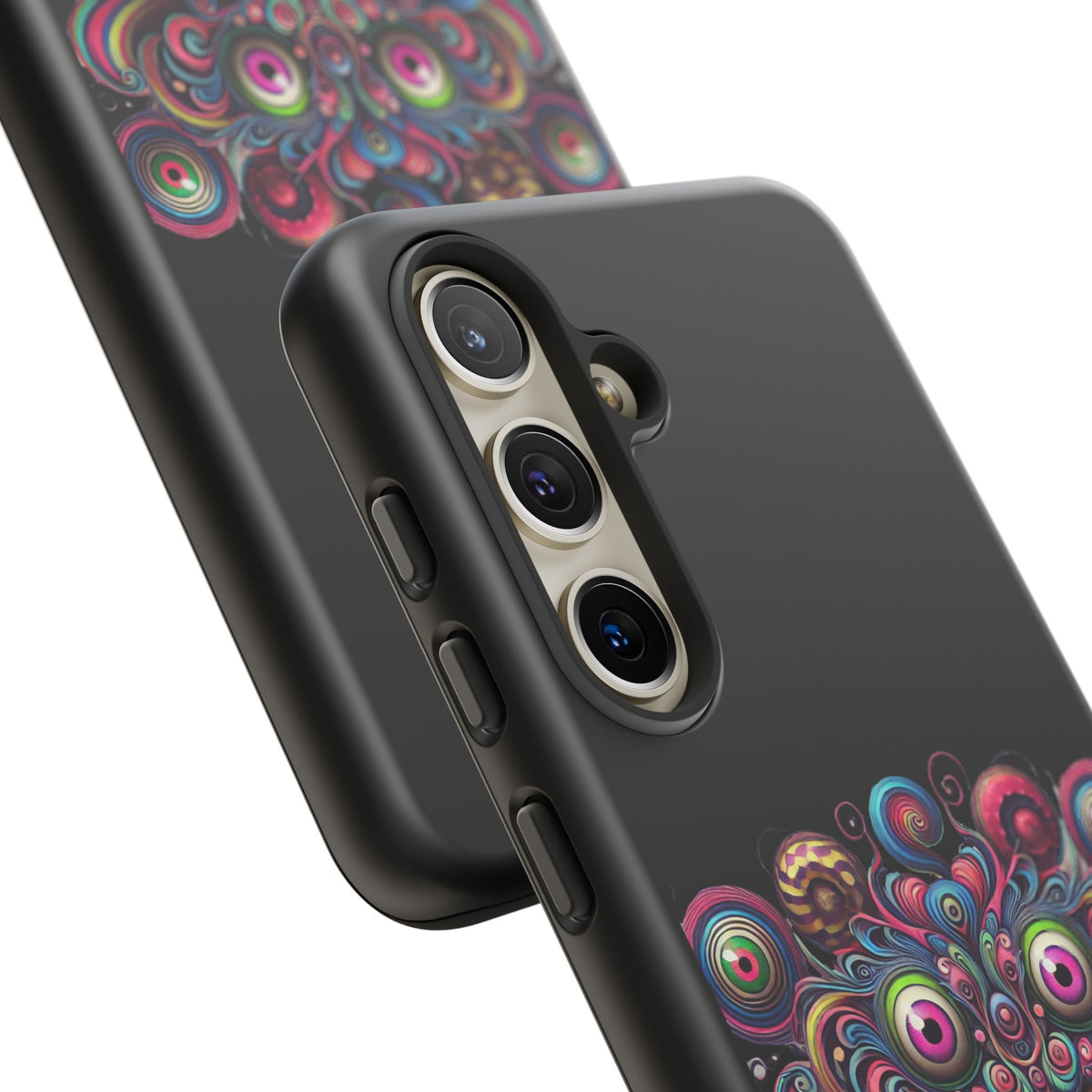 Psychedelic Smiling Eye Cluster Phone Case