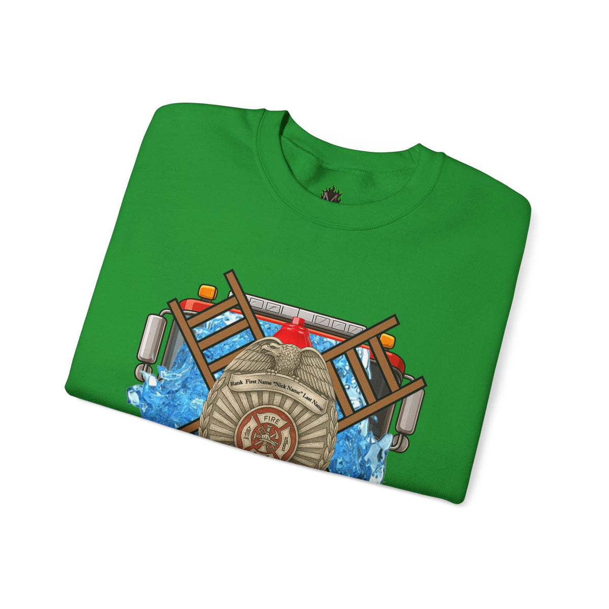 Firefighter by Trade Protector by Choice Crewneck Sweatshirt