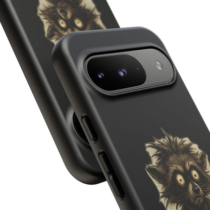 Phone Case — "Chosen by Darkness (Or Maybe Just Rabies)" Cute Creepy Lemur Design