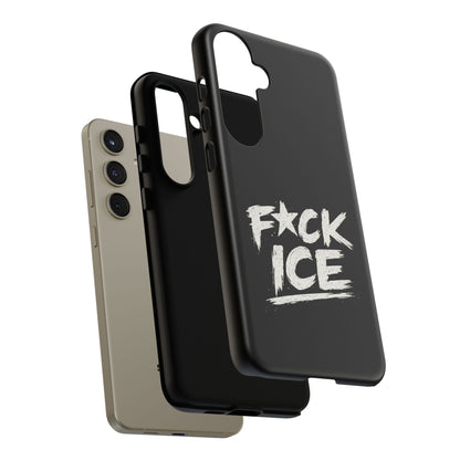 Phone Case — “F*ck Ice” Bold Protest Graphic Protective Case