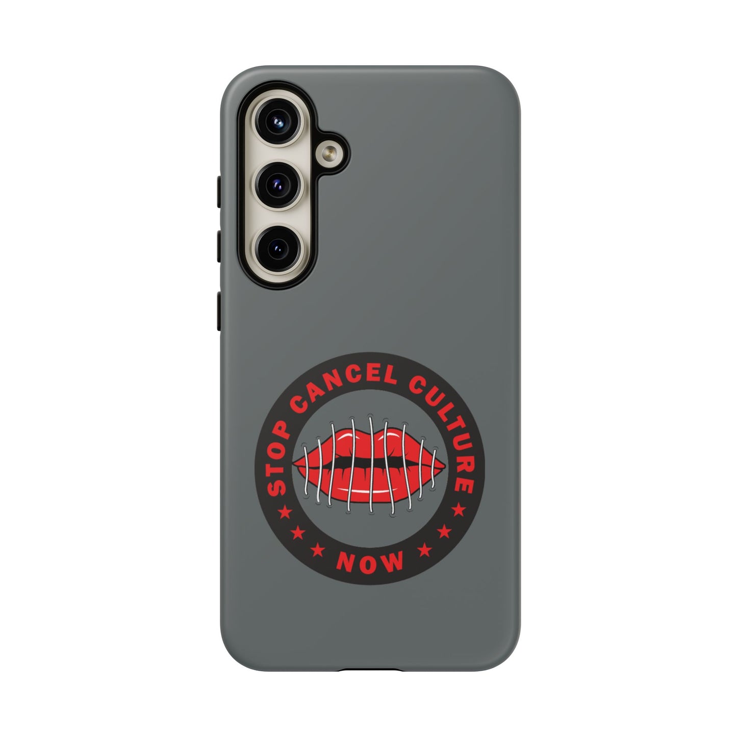 Phone Case — "Stop Cancel Culture Now" Graphic Tough Protective Case