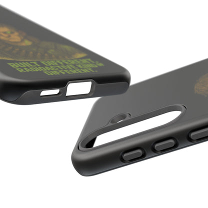 Phone Case — "Built Different, Radioactive Kind of Different" Mutant Design