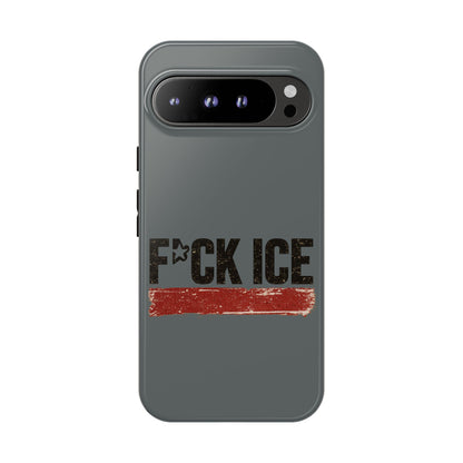 Phone Case - "F*CK ICE" Distressed Protest Design
