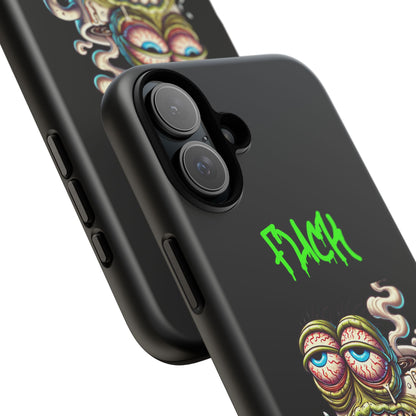 Phone Case — "F*** Monday" Grotesque Coffee Monster Shock Art