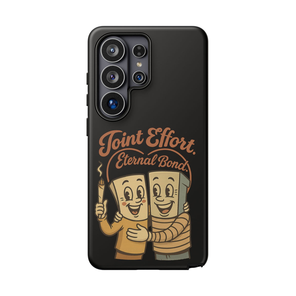 Phone Case — "Joint Effort Eternal Bond" Retro Cannabis Matchstick Design