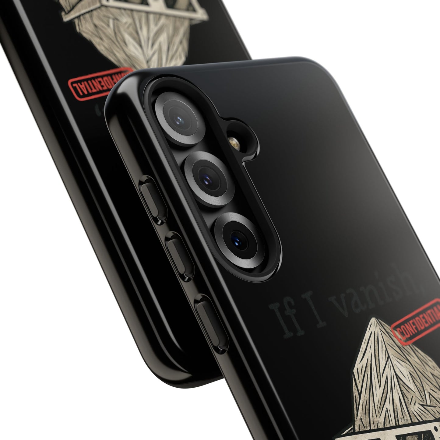 Conspiracy Tin-Foil Hat Phone Case — If I Vanish, Tell the Pigeons I Knew (Confidential)