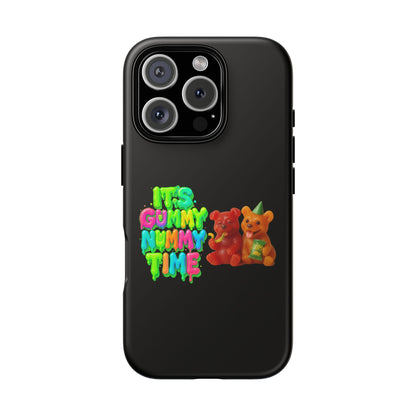 Phone Case — "It's Gummy Nummy Time" Colorful Gummy Bear Protective Case