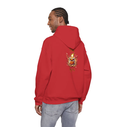 Candle Flame Hoodie — 'Make My Fire' Cozy Graphic Hooded Sweatshirt