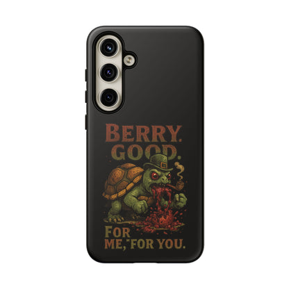 Phone Case — 'Berry Good' Zombie Turtle Graphic Tough Protective Case