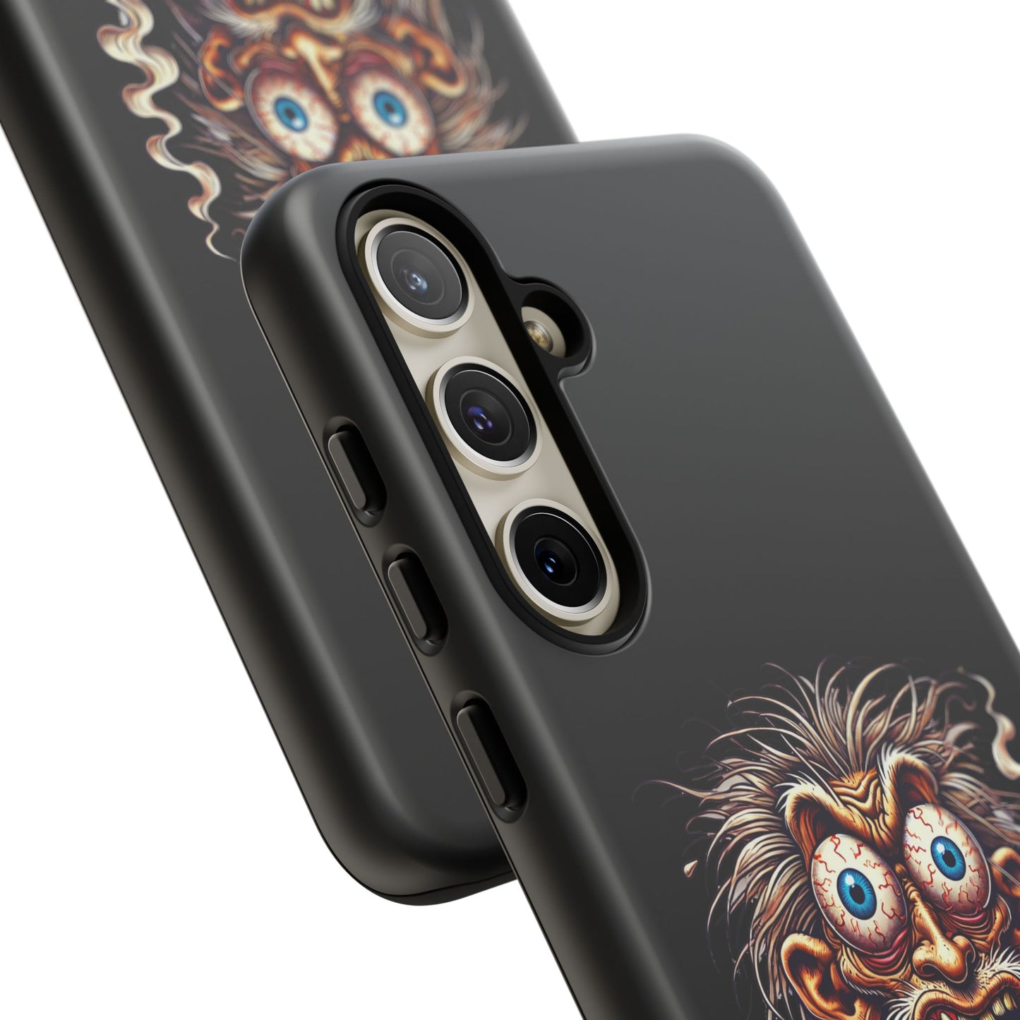 Phone Case — Wild Cartoon Monster Smoking Design