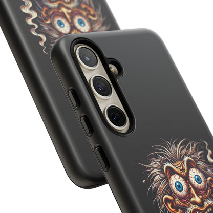 Phone Case — Wild Cartoon Monster Smoking Design