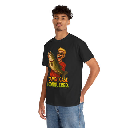 I Came I Cast I Conquered Fishing Tee | Bass Angler Shirt