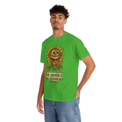Photosynthesizining – Chaotic Sunflower Breakdown T-Shirt