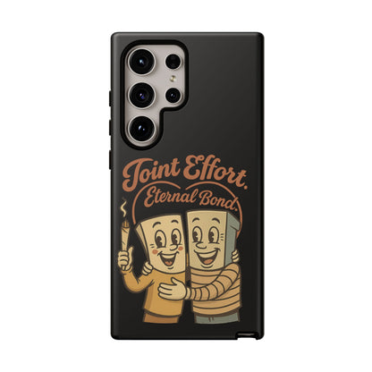 Phone Case — "Joint Effort Eternal Bond" Retro Cannabis Matchstick Design