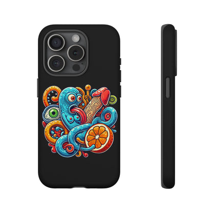 Octopus Surf Phone Case — Colorful Nautical Art Protective Phone Cover