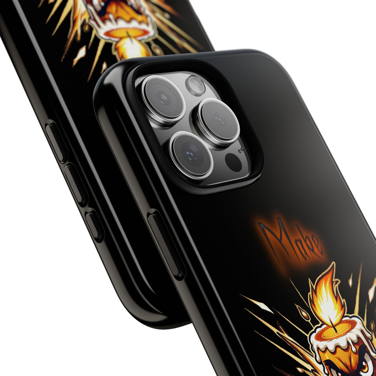 Tough Phone Case — "Make My Fire" Angry Candle Protective Cover