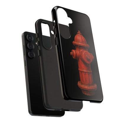 Red Fire Hydrant Phone Case — Tough Protective iPhone Cover