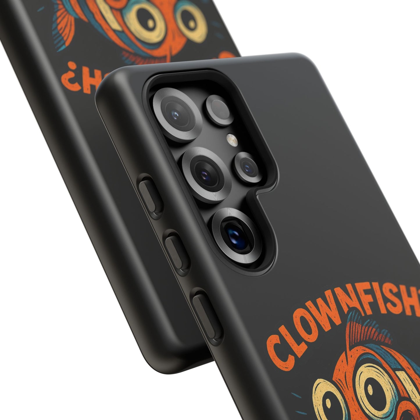 Phone Case — “Clownfish? I’m a Killer Joke.” Funny Creepy Fish Graphic