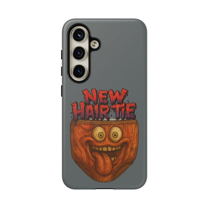 Phone Case — 'New Hairte' Funny Grinning Tongue-Out Monster Design