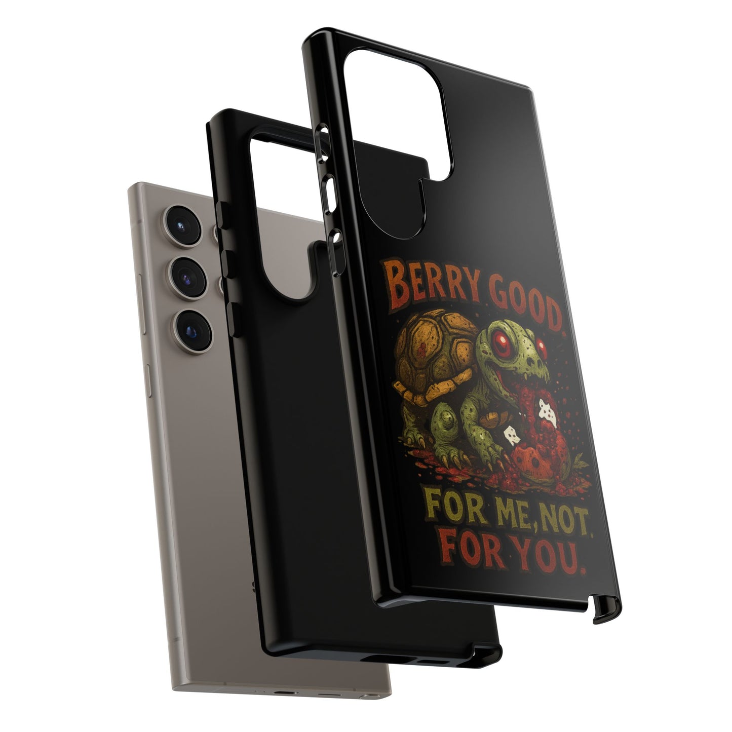 Phone Case — "Berry Good" Turtle Design (For Me, Not For You)
