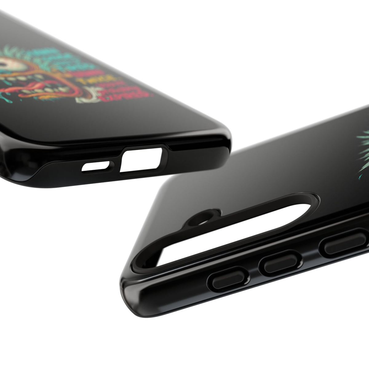 Phone Case — 'Yawn Once You're Tired, Yawn Twice You're Probably Expired' Retro Monster Graphic