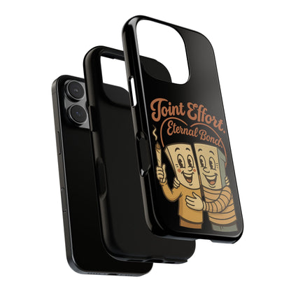 Phone Case — "Joint Effort Eternal Bond" Retro Cannabis Matchstick Design