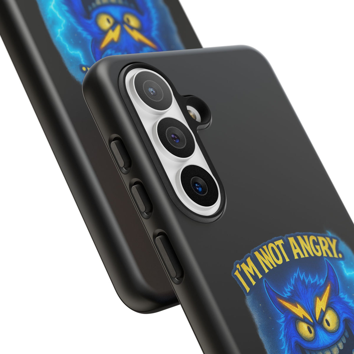 Phone Case - "I'm Not Angry, I'm Fully Charged" Electric Monster Protective Cover