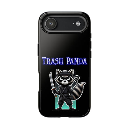 Trash Panda Ninja Phone Case — Cute Raccoon Warrior Protective Case