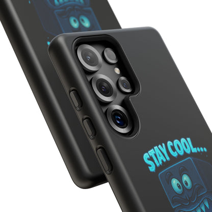Stay Cool... Or Else. Phone Case — Neon Monster Protective iPhone Cover