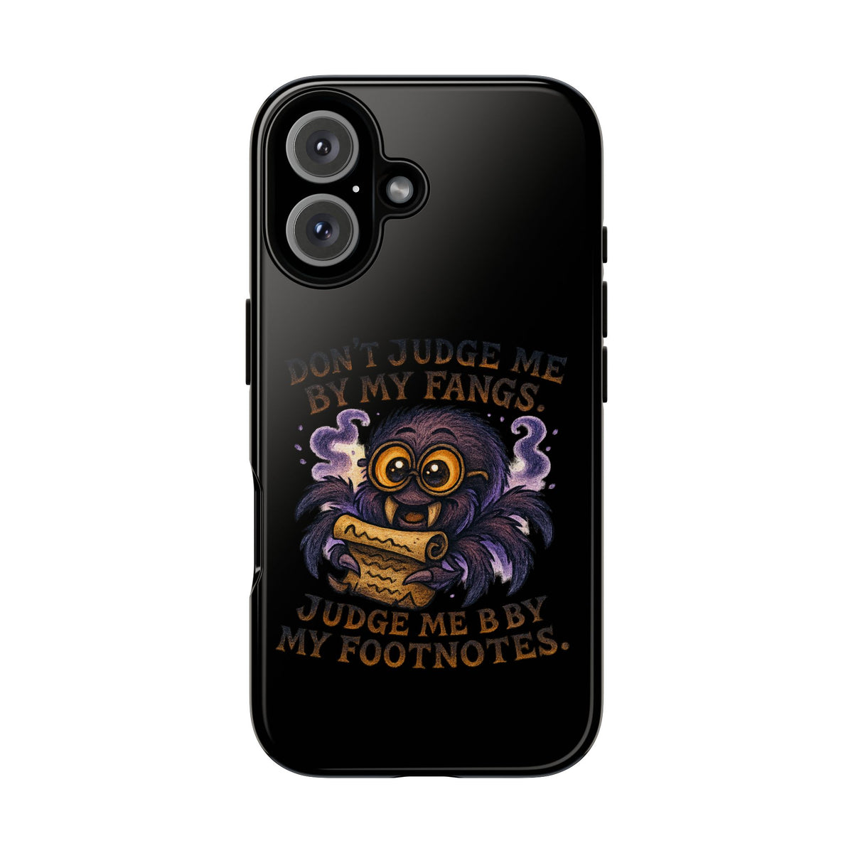 Phone Case — Fiery One-Eyed Demon with "I See Your Soul... And It's Disappointing"