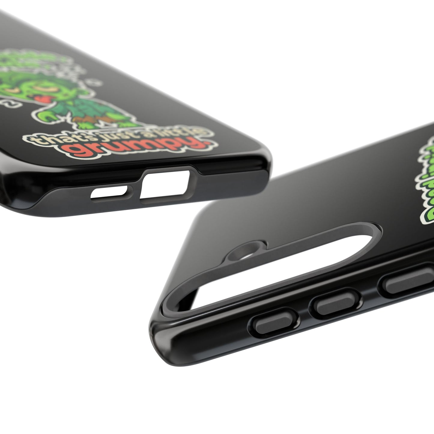 Phone Case — "Dead Inside, Outside, That's Just a Little Grumpy" Cute Zombie Design
