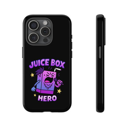 Phone Case — 'Juice Box Hero' Cute Cartoon Protective Cover